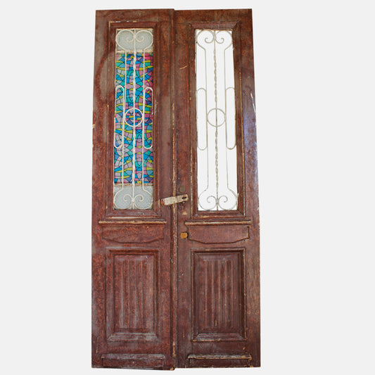 Vintage Solid Wood & Iron Doors #18