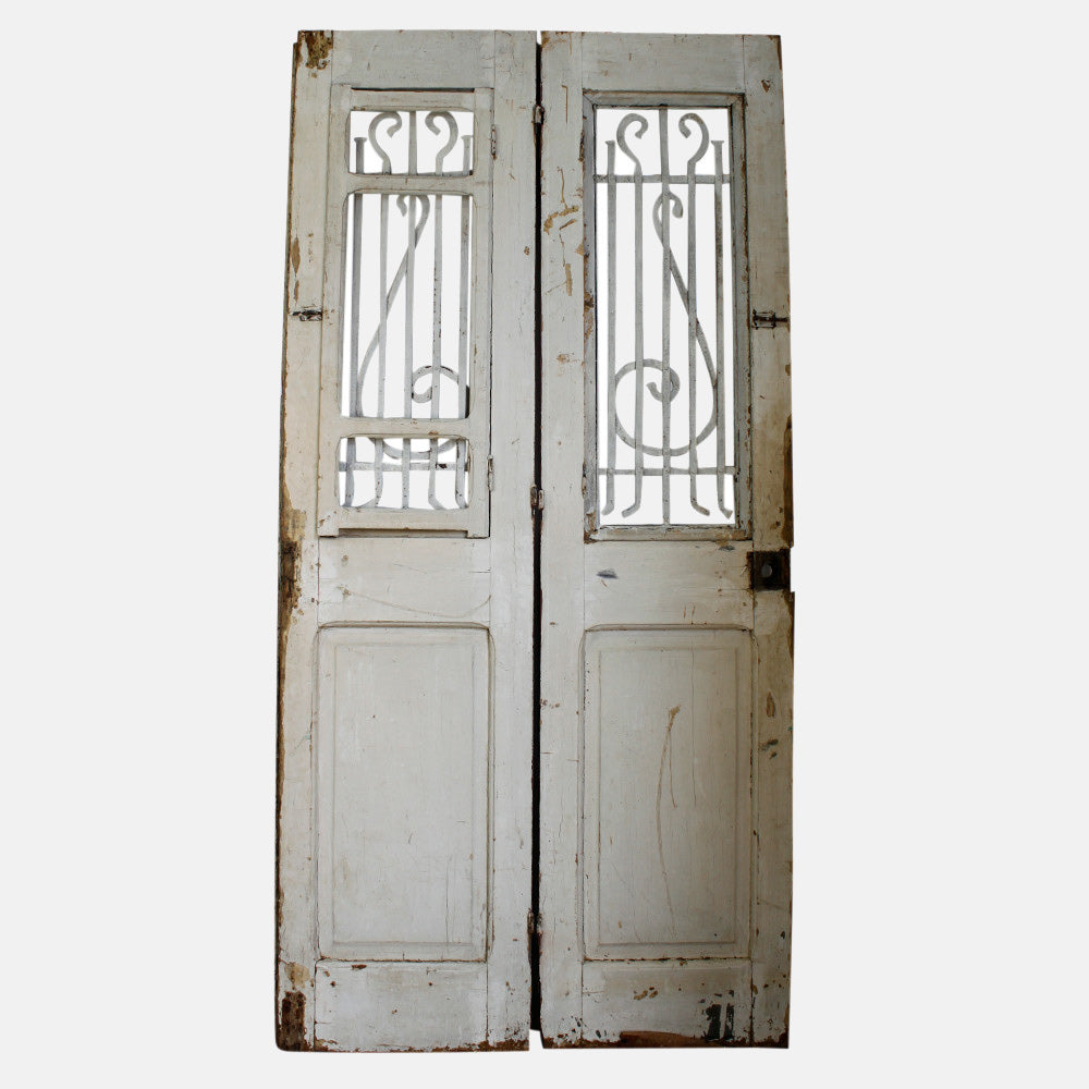 Vintage Solid Wood & Iron Doors #16