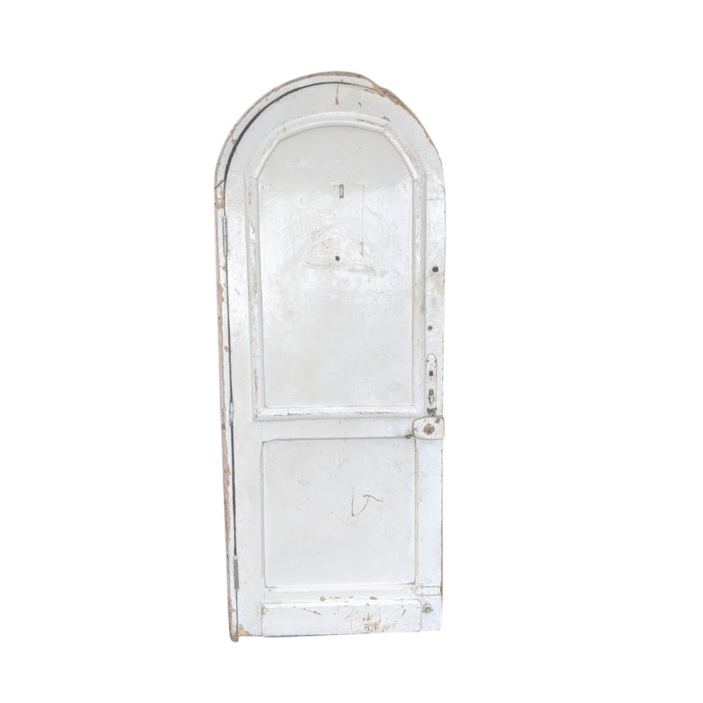 Vintage Solid Wood Arched Door #4